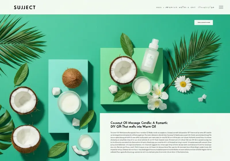 coconut oil massage candle a romantic diy gift that melts