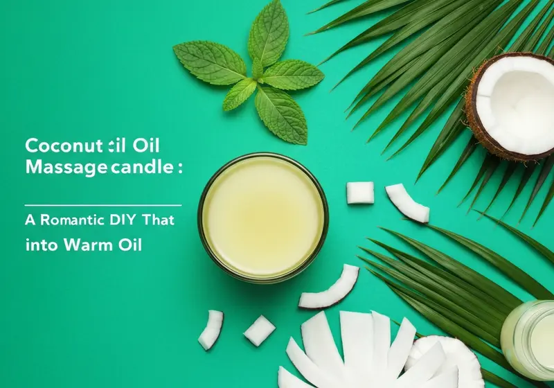 coconut oil massage candle a romantic diy gift that melts