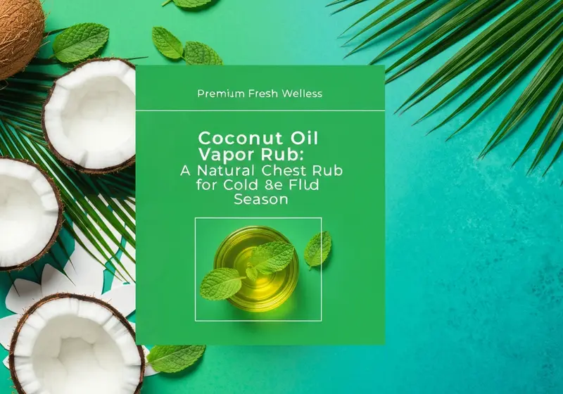 coconut oil vapor rub a natural chest rub for cold and flu